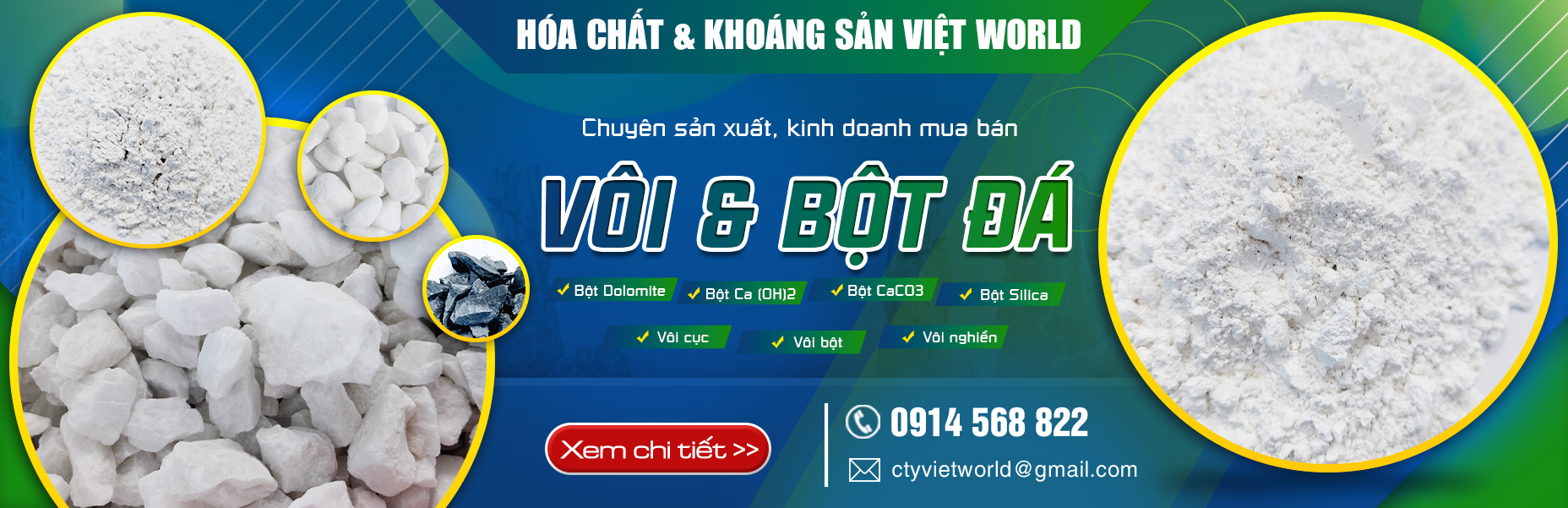Công Ty TNHH Hóa Chất Và Khoáng Sản Việt World
